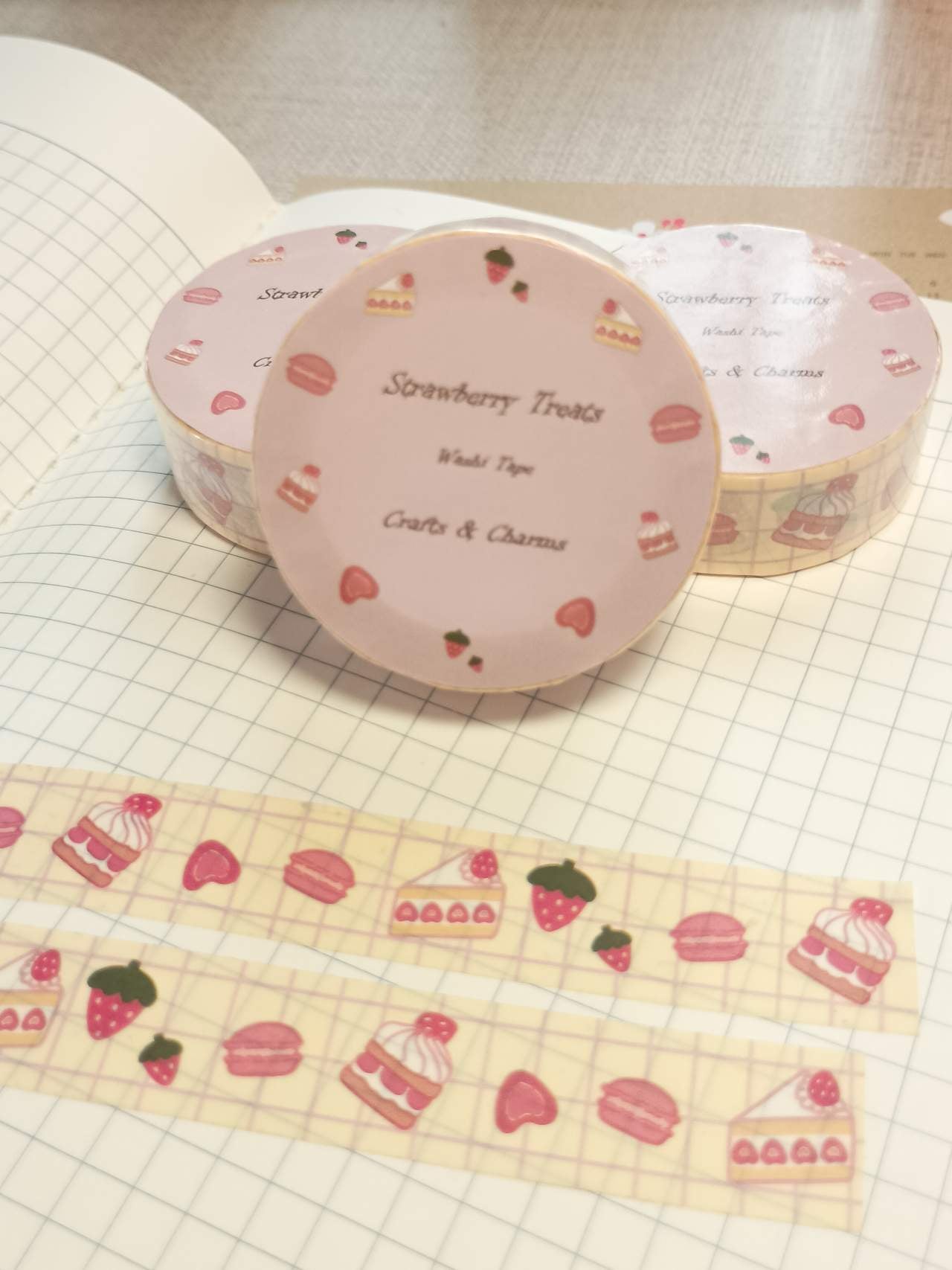 Strawberry Treats Washi Tape